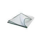 White and Green Linen Pocket Square