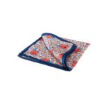 Pink Flowers Silk Pocket Square